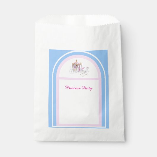 キッズプリンセス誕生日パーティーフェイスバッグ フェイバーバッグ (正面)