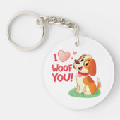 キッズプルオーバーフード付きスウェットシャツ キーホルダー (正面)