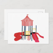 キッズプレカラフルーグラウンド シーズンポストカード (正面/裏面)