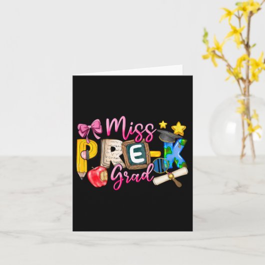 キッズプレ恋しく思ク卒業ガールキッド最終日 カード (黄色い花)