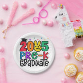 キッズプレKグラード2025プリスクール卒業 ペーパープレート (パーティー)