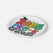 キッズプレKグラード2025プリスクール卒業 ペーパープレート (アングル)