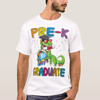 キッズプレK卒業生Tレックス恐竜プレ幼稚園 Tシャツ