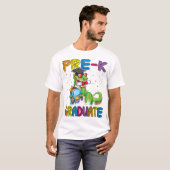 キッズプレK卒業生Tレックス恐竜プレ幼稚園 Tシャツ (正面フル)