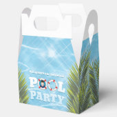 キッズプールパーティー特典ボックス – ギフトありがとう フェイバーボックス (オープン)