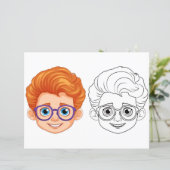 キッズヘッドのカラーリングページ (スタンド正面)