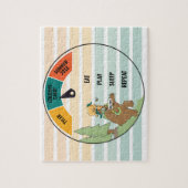 キッズベアスネークフクロウ夏キャンプ ジグソーパズル (縦)