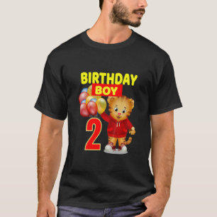 キッズベビホ – ダニエルタイガー2歳オールドトドラーバート Tシャツ