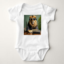 キッズベビーコレクション – テンプレートライオン ベビーボディスーツ