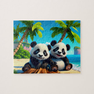 キッズベビーパンドラ(PANDAS)ジグソーパズル – トロピカル ジグソーパズル