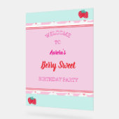 キッズベリパーソナライズされたースイートウェルカムサイン アクリルサイン (傾斜)