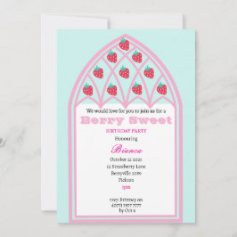 キッズベリパーソナライズされたースウィートパーティの招待状 招待状