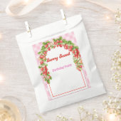 キッズベリースウィートバースデーパーティーフェイバーバッグ フェイバーバッグ (クリップ留めされた状態)