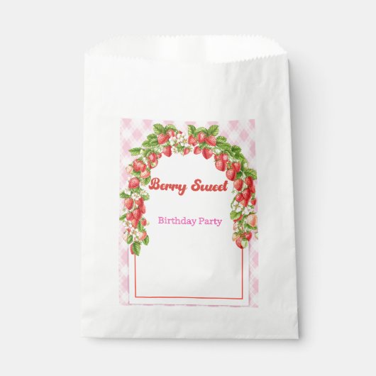 キッズベリースウィートバースデーパーティーフェイバーバッグ フェイバーバッグ (正面)