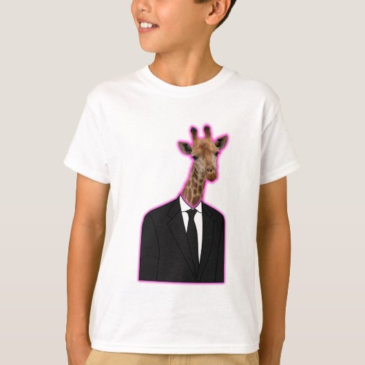 キッズベーシックキリンTシャツ Tシャツ (正面)