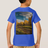 キッズベーシックTシャツ – За гармонию и мир （ハーモン用） Tシャツ (裏面)