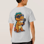 「キッズベーシックTシャツ – 快適スタイリッシュ&ティー」 Tシャツ (裏面)