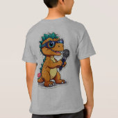 「キッズベーシックTシャツ – 快適スタイリッシュ&ティー」 Tシャツ (裏面)