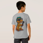 「キッズベーシックTシャツ – 快適スタイリッシュ&ティー」 Tシャツ (裏面フル)