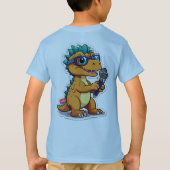 「キッズベーシックTシャツ – 快適スタイリッシュ&ティー」 Tシャツ (裏面)