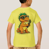 「キッズベーシックTシャツ – 快適スタイリッシュ&ティー」 Tシャツ (裏面)