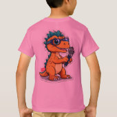 「キッズベーシックTシャツ – 快適スタイリッシュ&ティー」 Tシャツ (裏面)