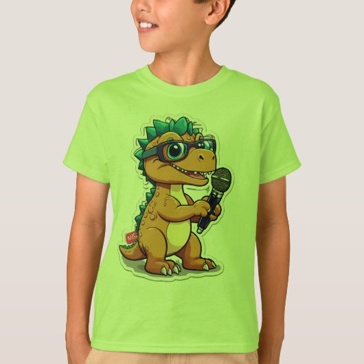 「キッズベーシックTシャツ – 快適スタイリッシュ&ティー」 Tシャツ (正面)