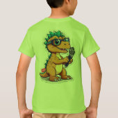 「キッズベーシックTシャツ – 快適スタイリッシュ&ティー」 Tシャツ (裏面)