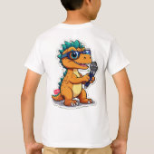 「キッズベーシックTシャツ – 快適スタイリッシュ&ティー」 Tシャツ (裏面)