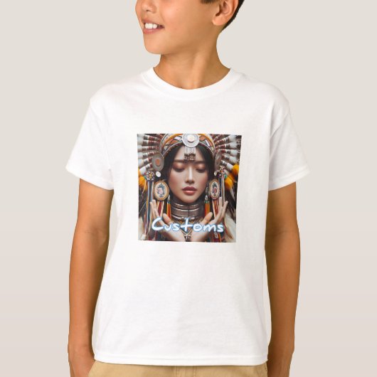キッズベーシックTシャツ Tシャツ (正面)