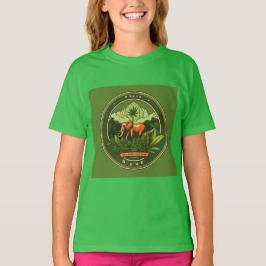 キッズベーシックTシャツ Tシャツ (正面)