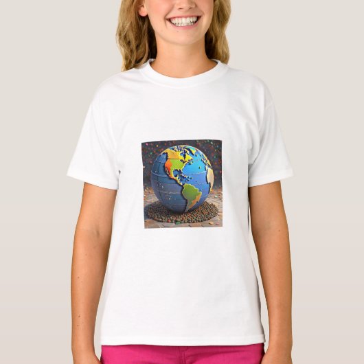 キッズベーシックTシャツ Tシャツ (正面)