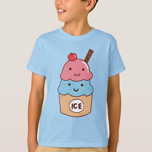 キッズベーシックTシャツ Tシャツ (正面)