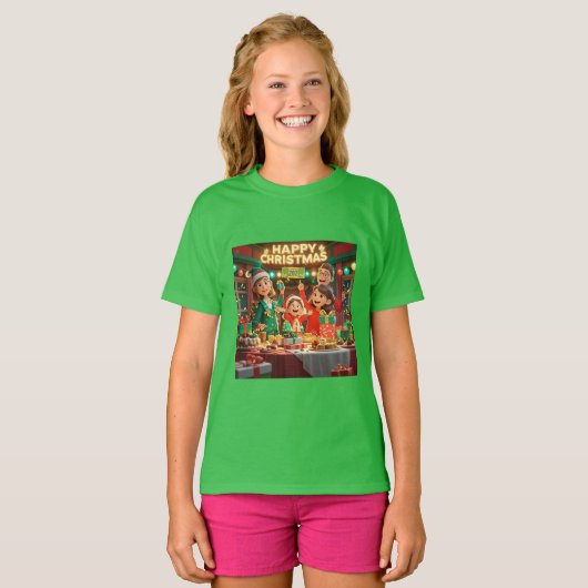 キッズベーシックTシャツ Tシャツ (正面フル)
