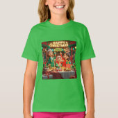 キッズベーシックTシャツ Tシャツ (正面)
