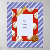 キッズベースボールフォトポスター ポスター (正面)