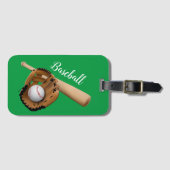 キッズベースボール ラゲッジタグ (正面横)