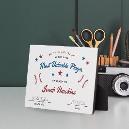 キッズベーパーソナライズされたビーチーム賞 フォトプラーク