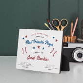 キッズベーパーソナライズされたビーチーム賞 フォトプラーク