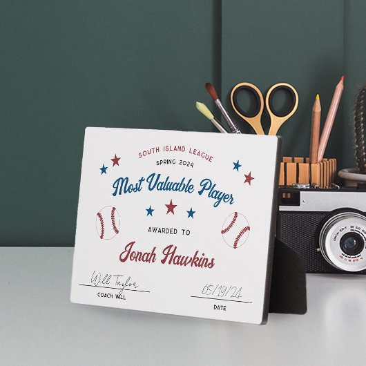 キッズベーパーソナライズされたビーチーム賞 フォトプラーク
