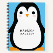 キッズペンギンかわいい ノートブック (正面)
