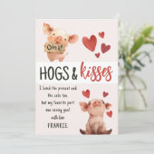 キッズホッグ&キス | 誕生日サンキューカード シーズンカード (スタンド正面)