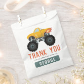 キッズホットトラックボーイズ誕生日 フェイバーバッグ (クリップ留めされた状態)