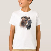 キッズホースTシャツ Tシャツ (正面)