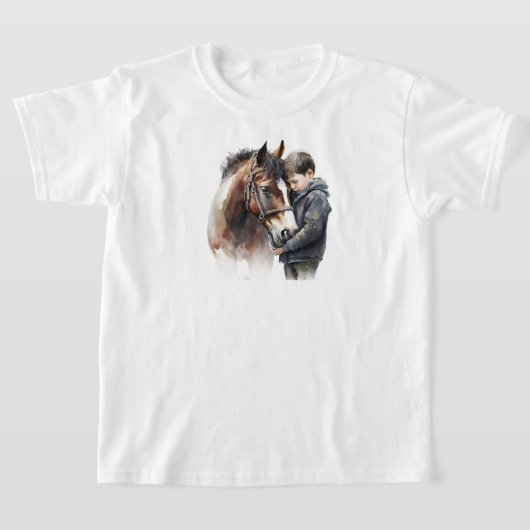 キッズホースTシャツ Tシャツ (レイダウン)