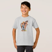 キッズホースTシャツ Tシャツ (正面フル)