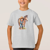 キッズホースTシャツ Tシャツ (正面)