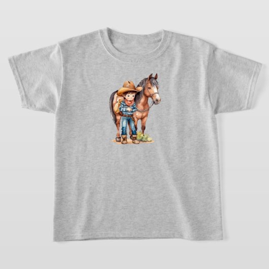 キッズホースTシャツ Tシャツ (レイダウン)