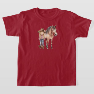 キッズホースTシャツ Tシャツ
