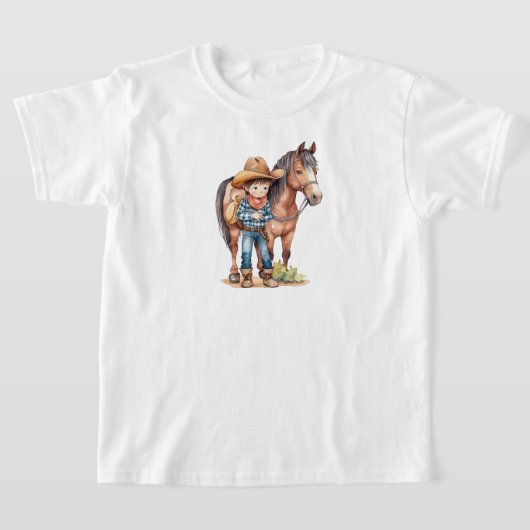 キッズホースTシャツ Tシャツ (レイダウン)